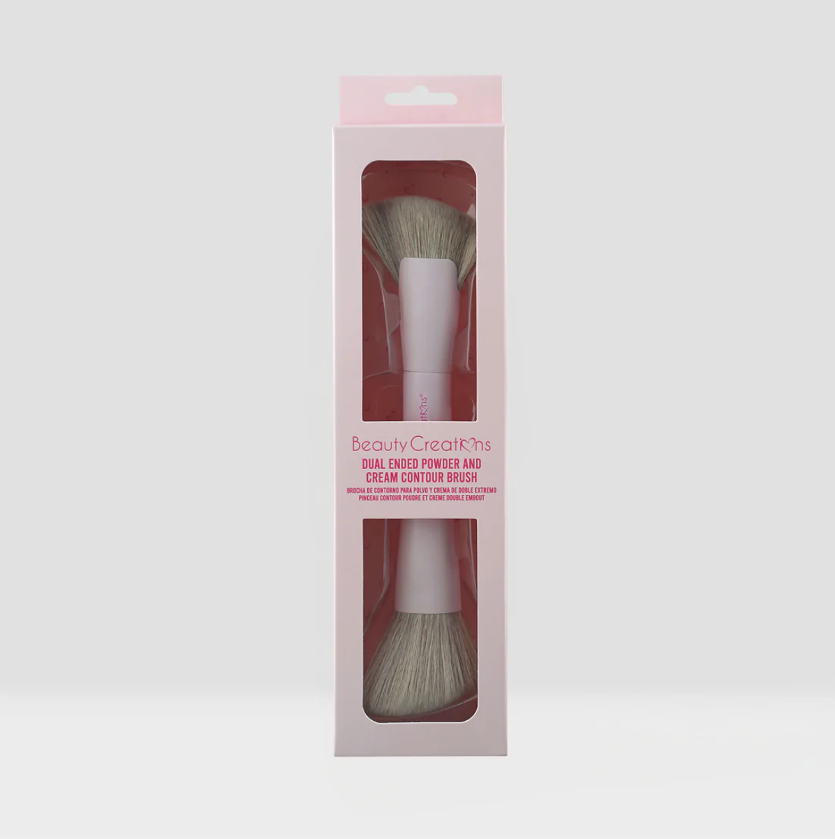 DUAL ENDED POWDER AND CREAM CONTOUR BRUSH | BROCHA PARA CONTORNO EN CREMA Y POLVO