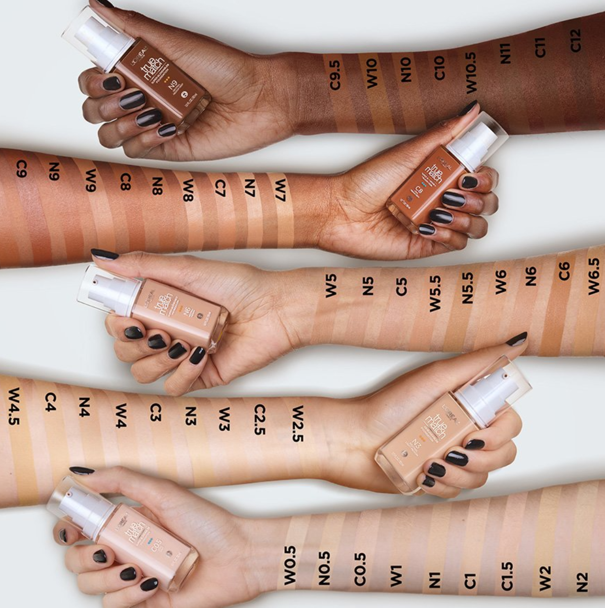 TRUE MATCH SUPER-BLENDABLE FOUNDATIO BASE DE MAQUILLAJE