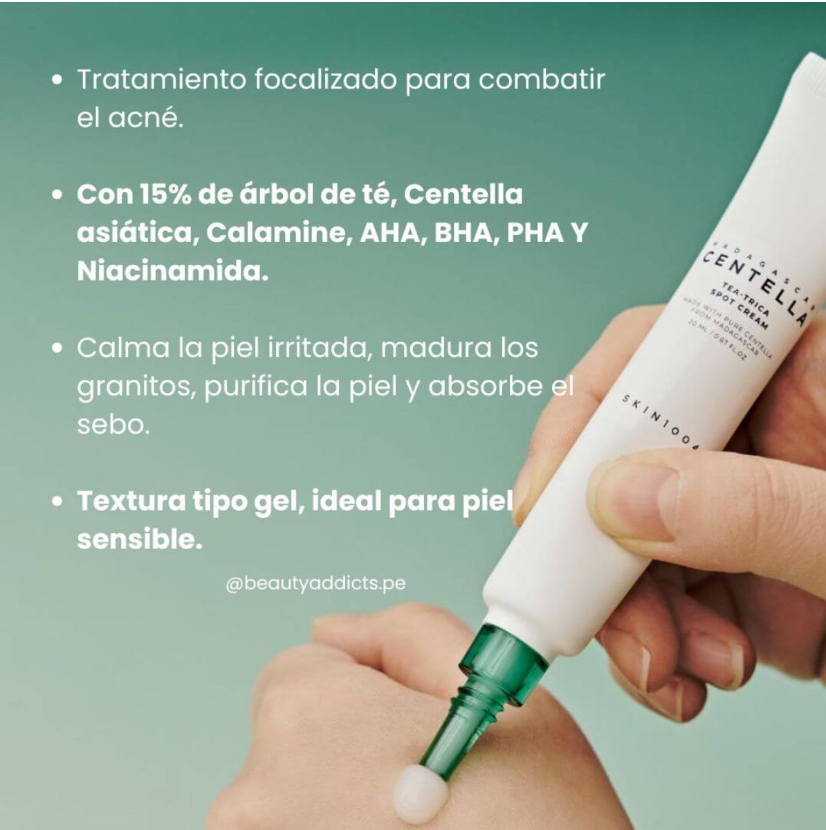 MADAGASCAR CENTELLA TEA-TRICA SPOT CREAM 20ML | CREMA PARA IMPERFECCIONES