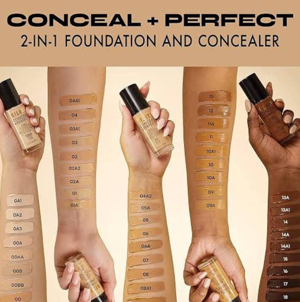 CONCEAL + PERFECT 2 IN 1 BASE Y CORRECTOR