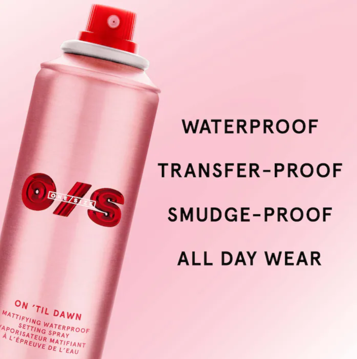 ON 'TIL DAWN MATTIFYING WATERPROOF SETTING SPRAY 143ML | FIJADOR DE MAQUILLAJE