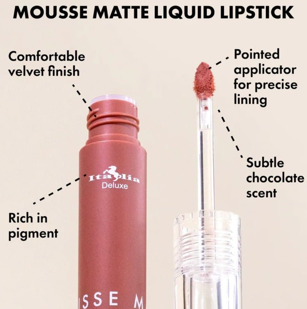 LABIAL LÍQUIDO MOUSSE MATTE