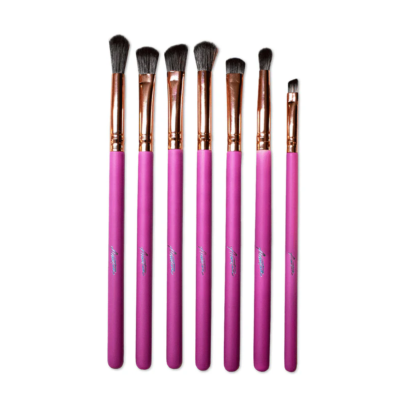 EYE ESSENTIAL SET DE 7 BROCHAS PARA OJOS - BRONZED PINK