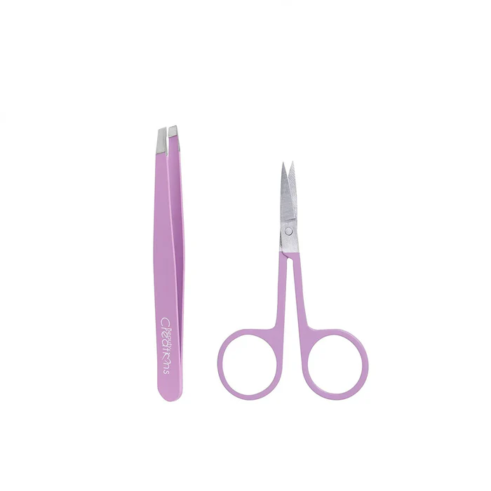 KIT PARA CEJAS PLUCK & TRIM | PINZA Y TIJERA