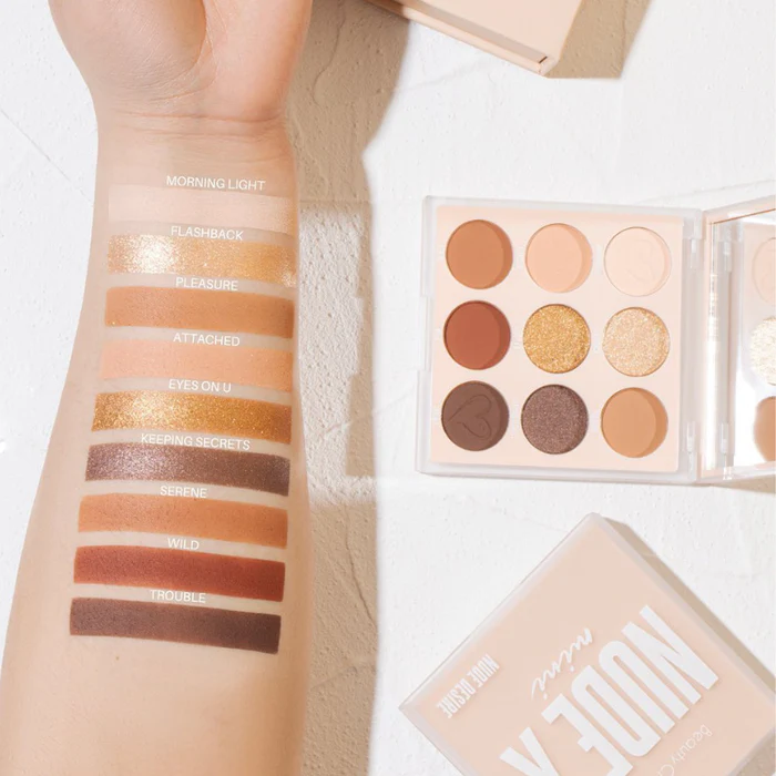 PALETA DE SOMBRAS MINI NUDE X