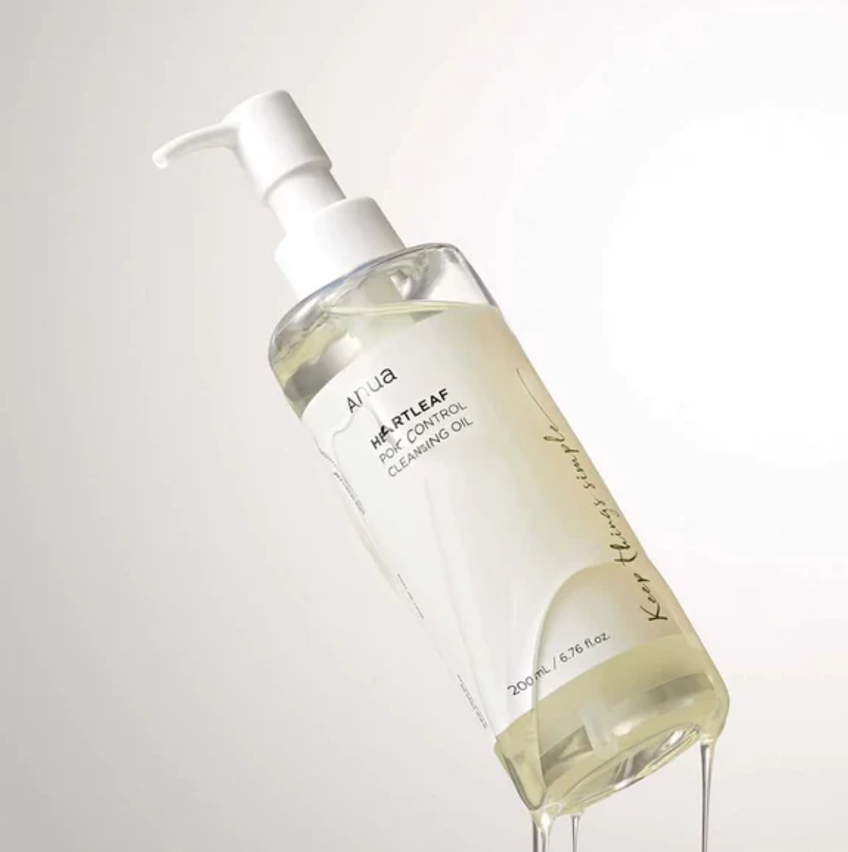 HEARTLEAF PORE CONTROL CLEANSING OIL 200ML | ACEITE LIMPIADOR FACIAL