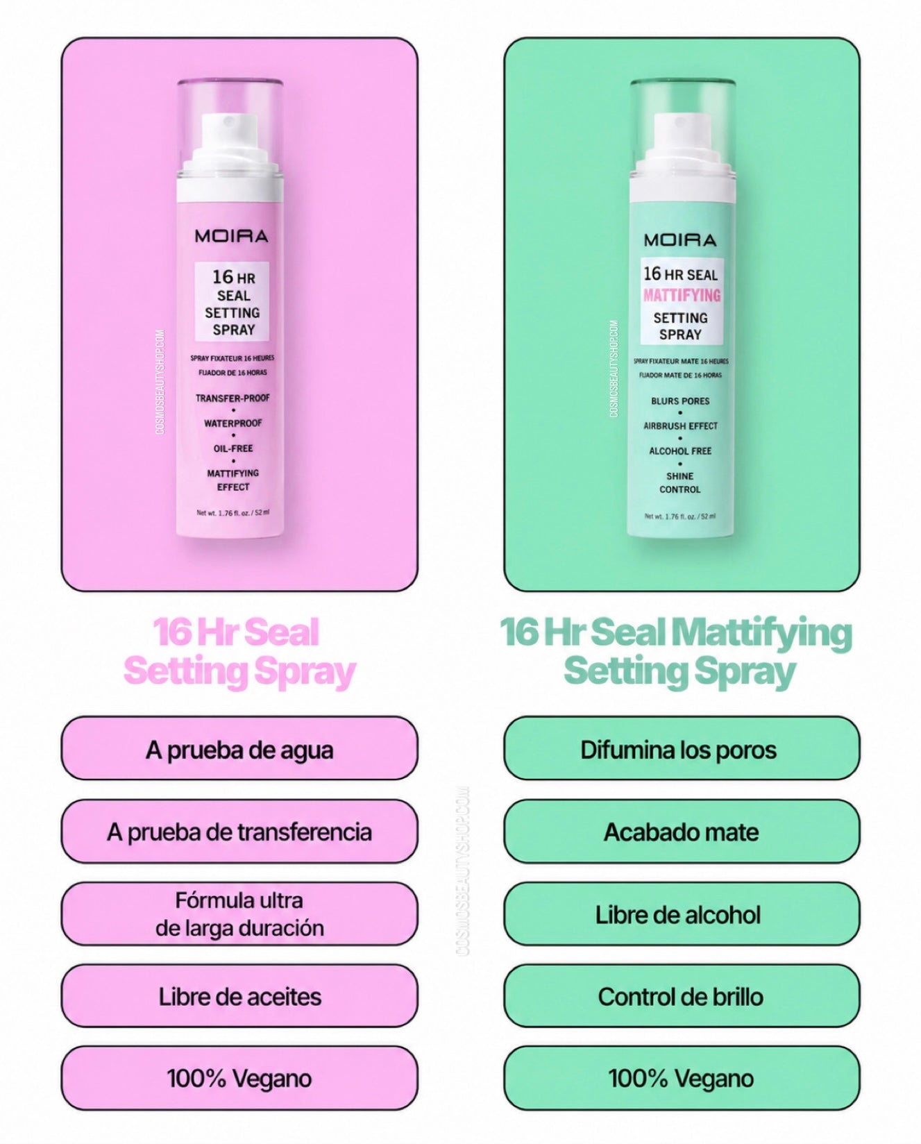 16HR SEAL MATTIFYING SETTING SPRAY | FIJADOR MATE