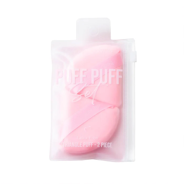 PUFF PUFF SET DE 2 PZAS DE BORLAS ROSA