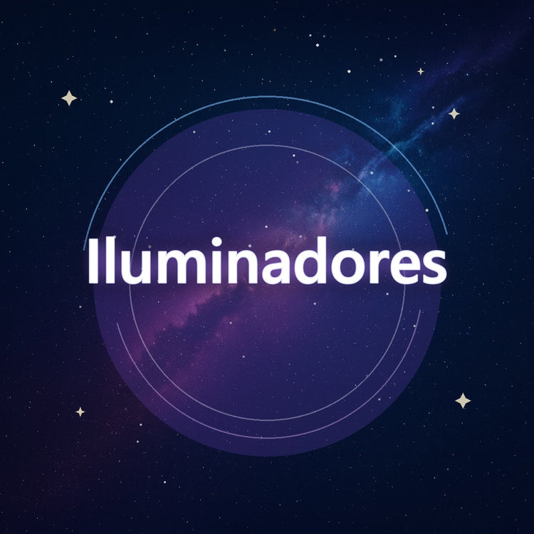 Portada cósmica de Iluminadores
