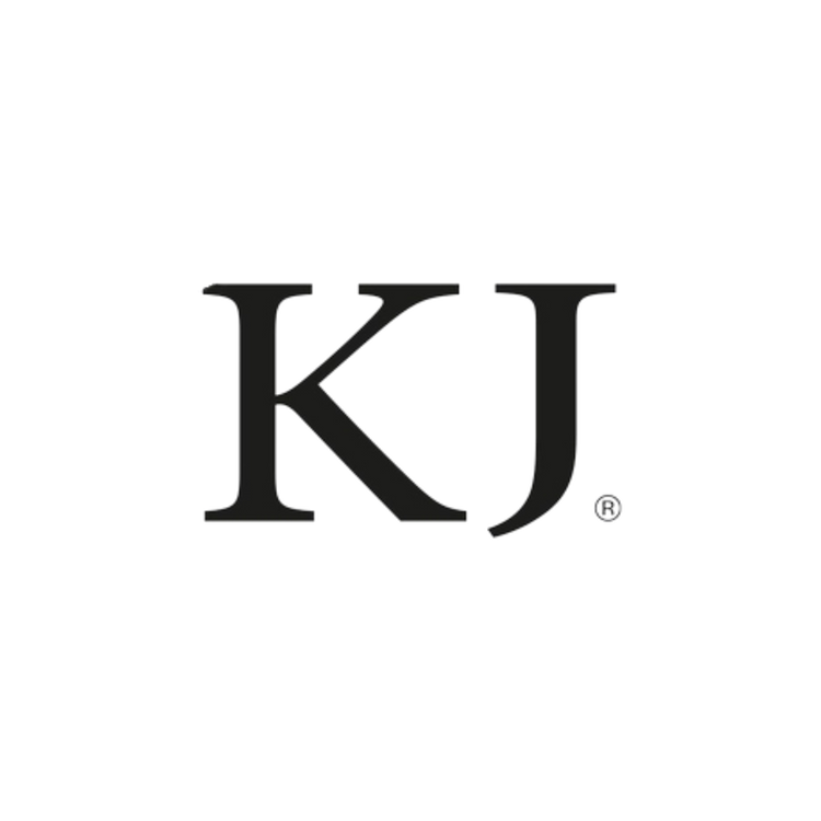 Logotipo transparente de KJ