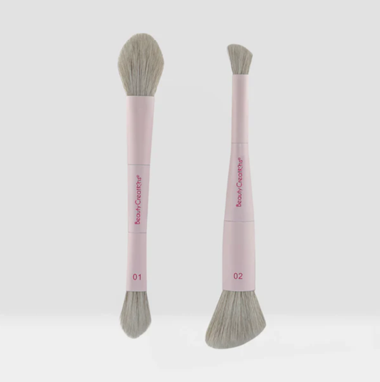 POWDER COMPLEXION BRUSH SET | SET DE BROCHAS DOBLE PARA POLVOS