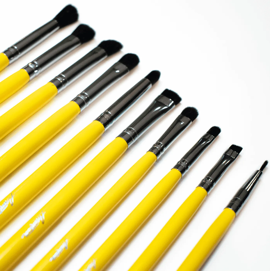 EYE ESSENTIAL BRUSH SET SUNNY GLAM | SET DE 10 BROCHAS PARA OJOS