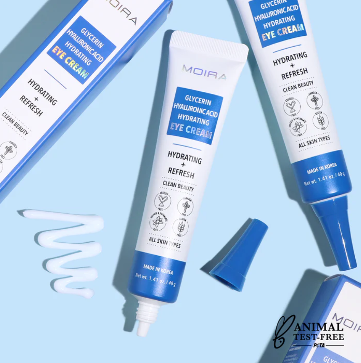 GLYCERIN HYALURONIC ACID HYDRATING EYE CREAM | CREMA PARA EL CONTORNO DE OJOS