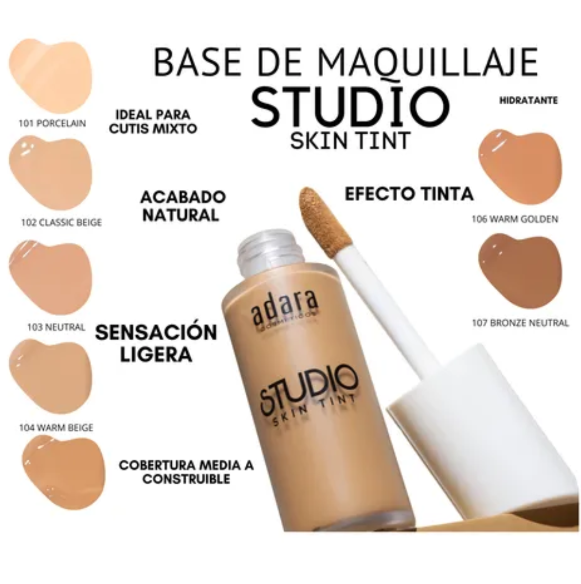 STUDIO SKIN TINT BASE DE MAQUILLAJE