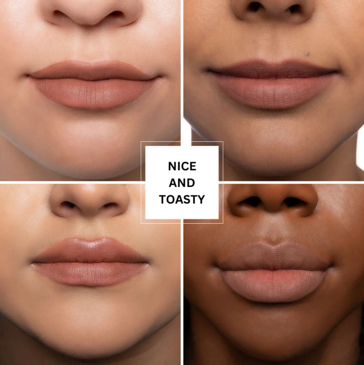 WOODEN LIP PENCIL SET 6 PZS - NUDES
