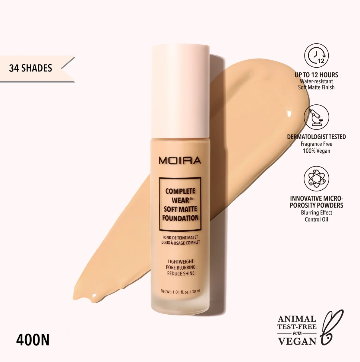 COMPLETE WEAR SOFT MATTE FOUNDATION | BASE DE MAQUILLAJE