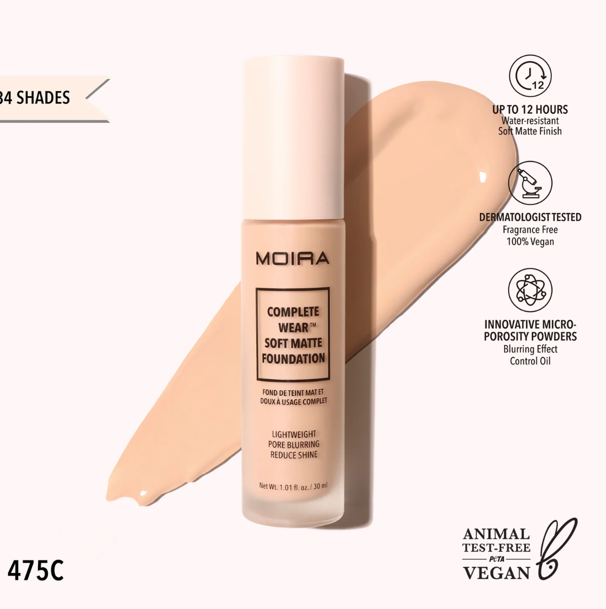 COMPLETE WEAR SOFT MATTE FOUNDATION | BASE DE MAQUILLAJE