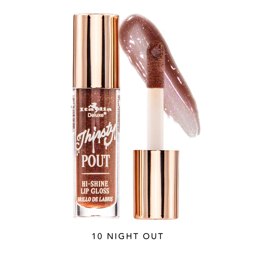 THIRSTY POUT SET 4 LIP GLOSS - NAUGHTY
