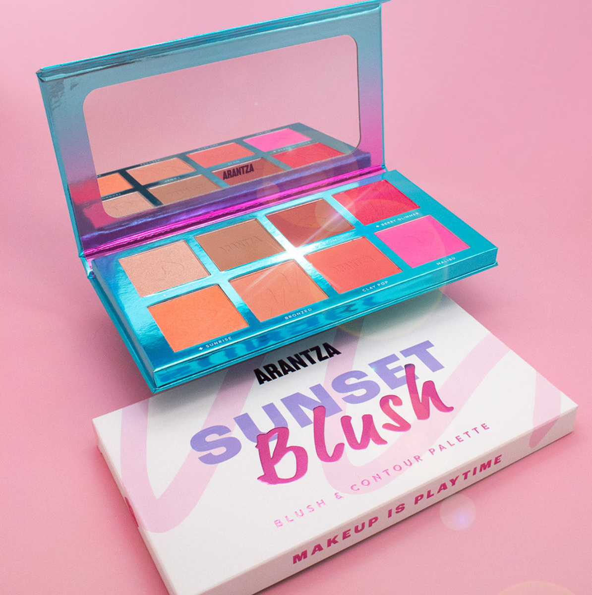 SUNSET BLUSH & CONTOUR PALETTE | PALETA PARA ROSTRO