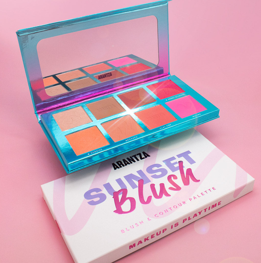 SUNSET BLUSH & CONTOUR PALETTE | PALETA PARA ROSTRO