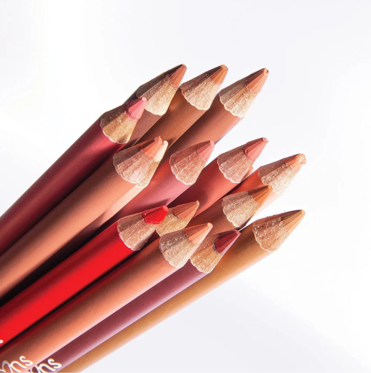 WOODEN LIP PENCIL SET DE 12 PZS