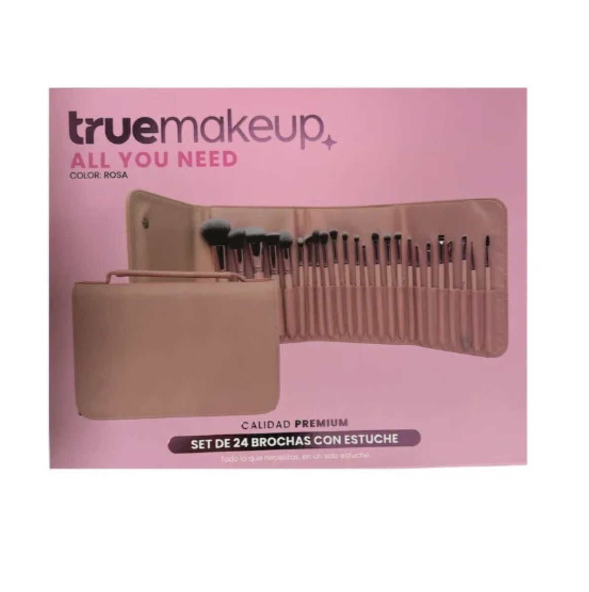 SET DE 24 BROCHAS CON ESTUCHE | ROSA