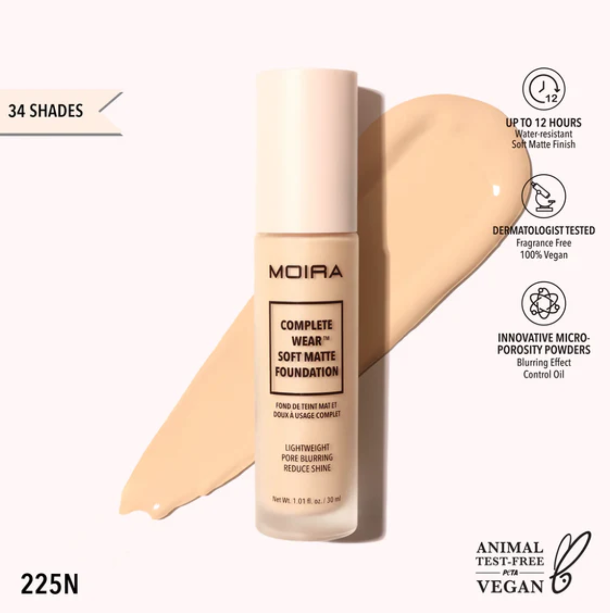 COMPLETE WEAR SOFT MATTE FOUNDATION | BASE DE MAQUILLAJE