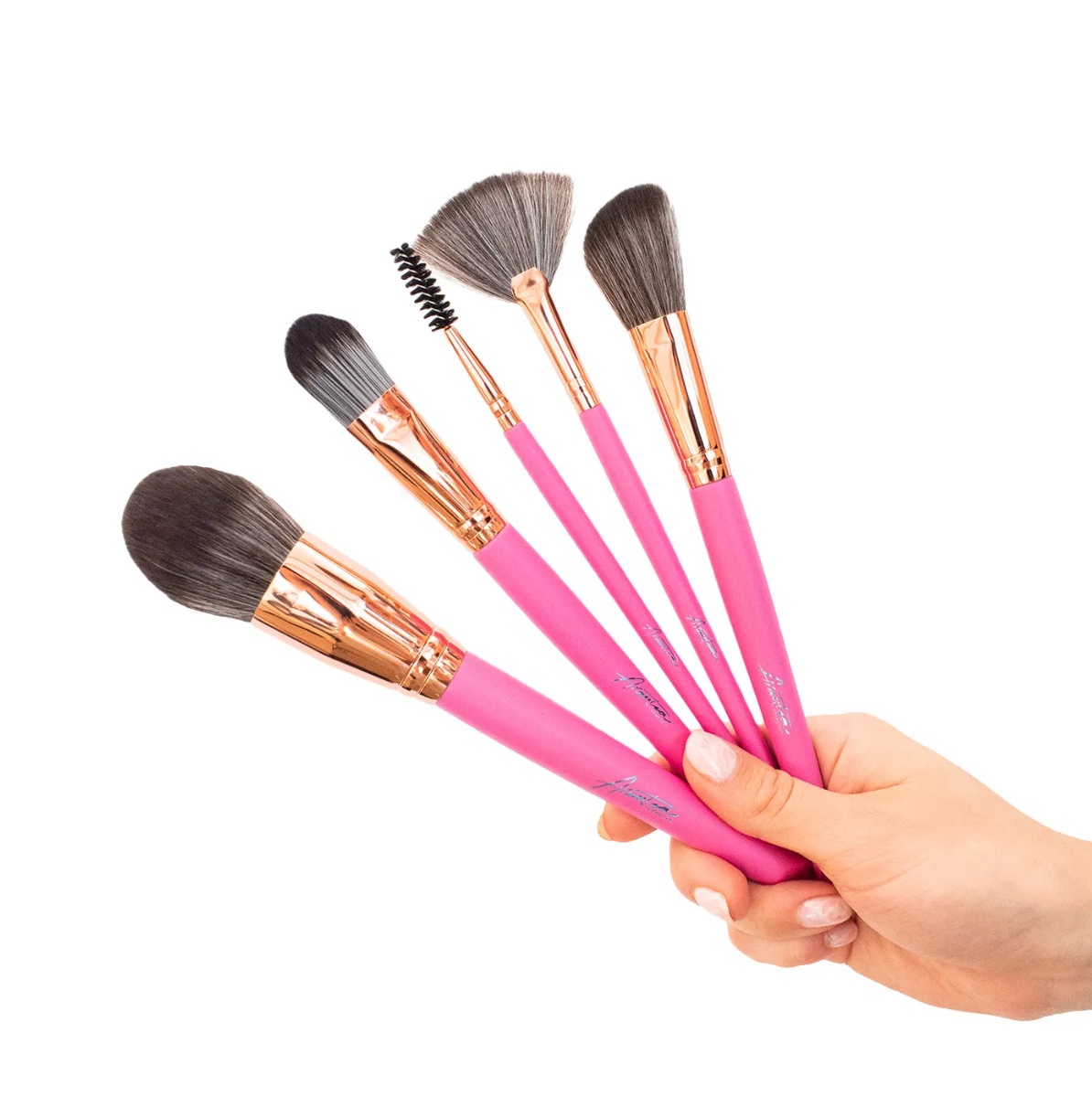 PRO BRUSH SET BRONZED PINK | SET 24 BROCHAS CON ESTUCHE