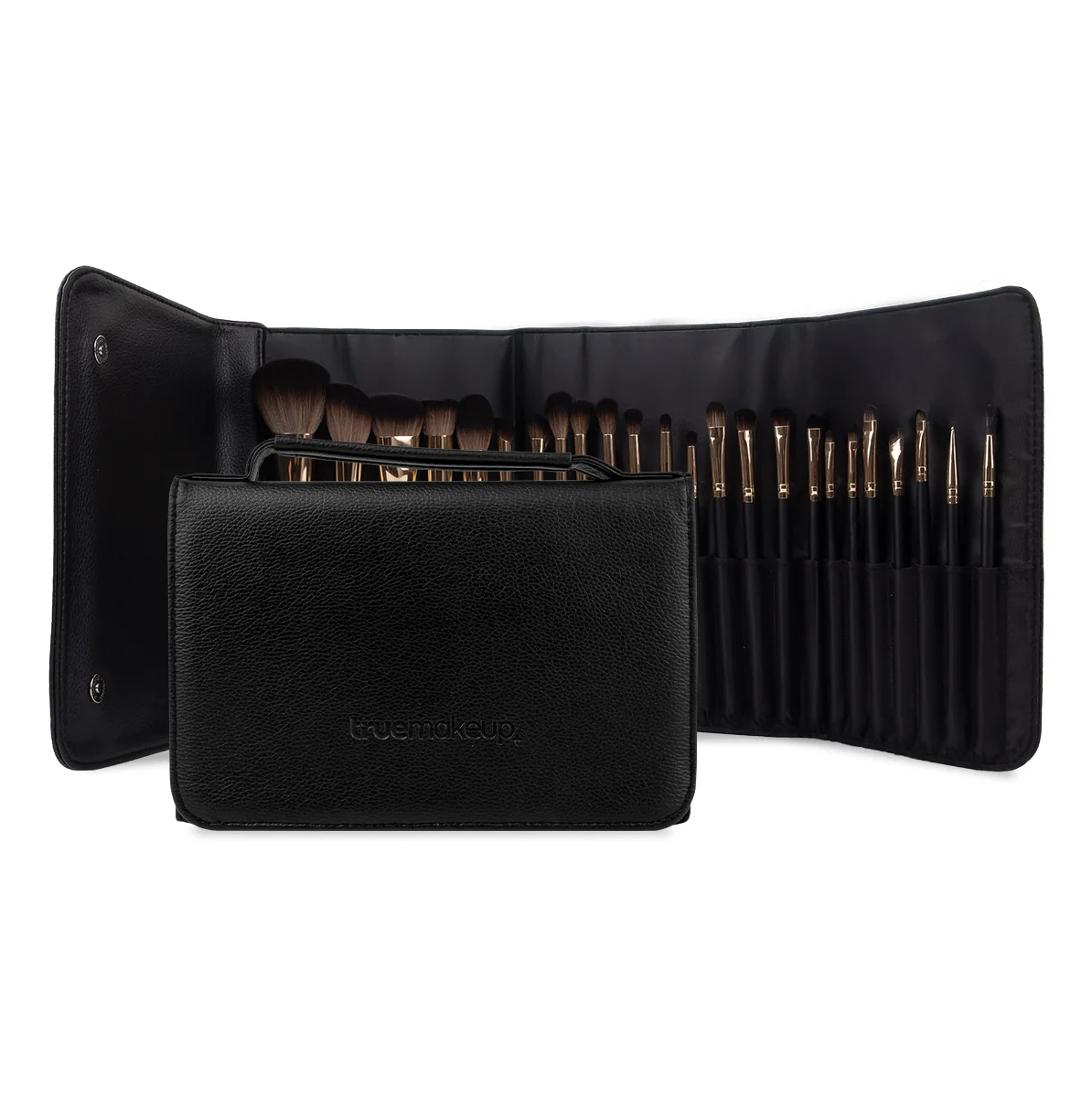 SET DE 24 BROCHAS CON ESTUCHE | NEGRO CON DORADO