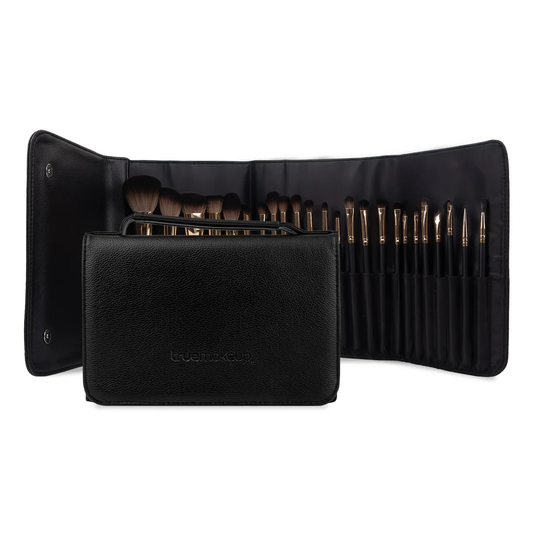 SET DE 24 BROCHAS CON ESTUCHE | NEGRO CON DORADO