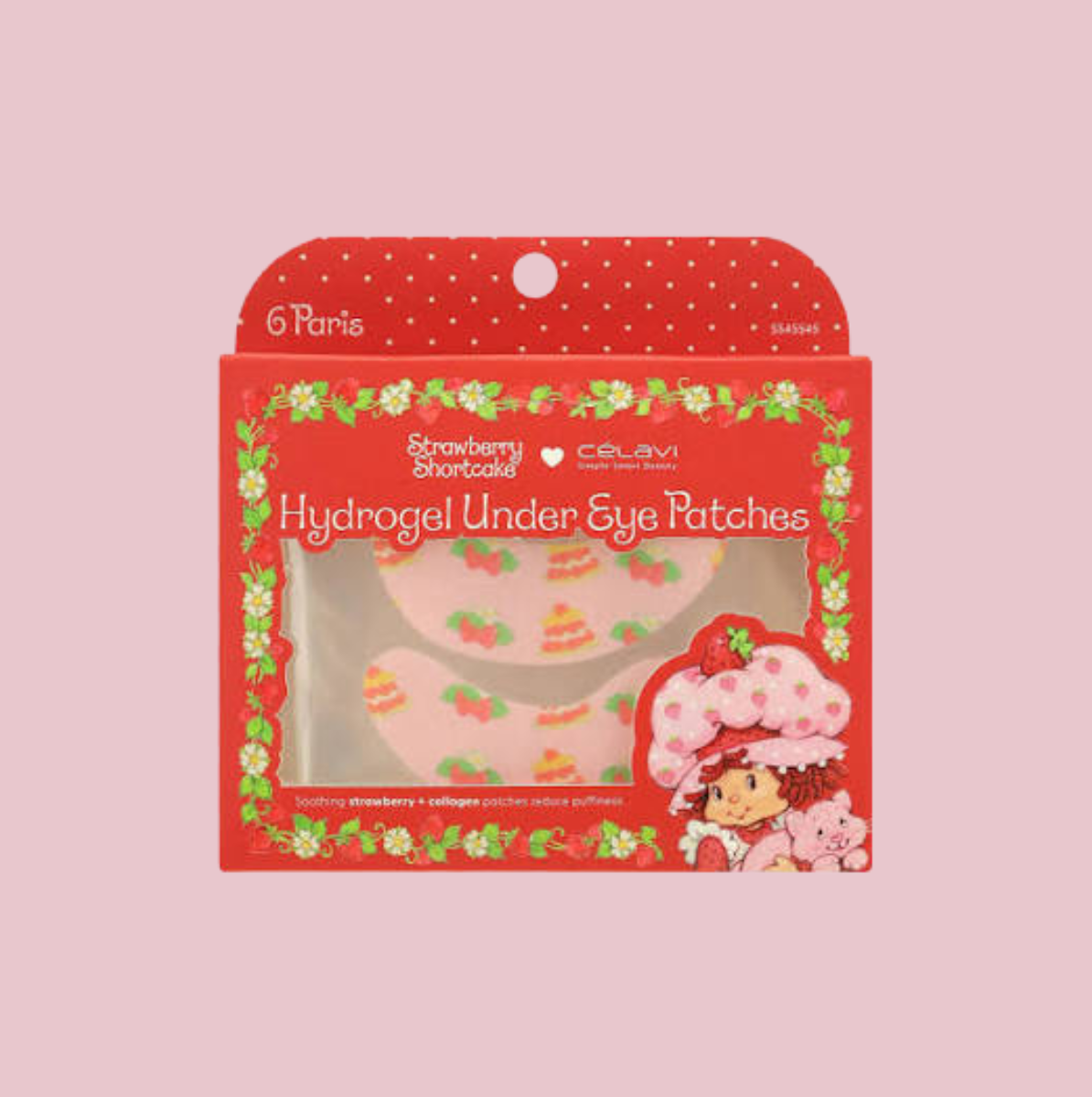 HYDROGEL UNDER EYE PATCHES STRAWBERRY SHORTCAKE| PARCHES PARA OJERAS ROSITA FRESITA