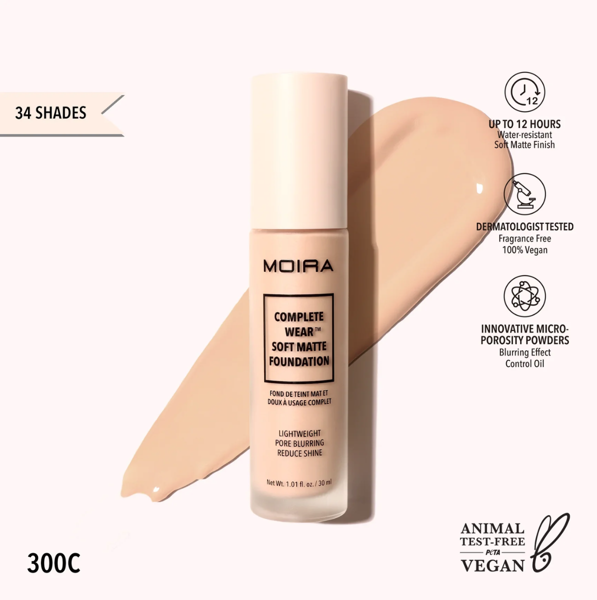 COMPLETE WEAR SOFT MATTE FOUNDATION | BASE DE MAQUILLAJE