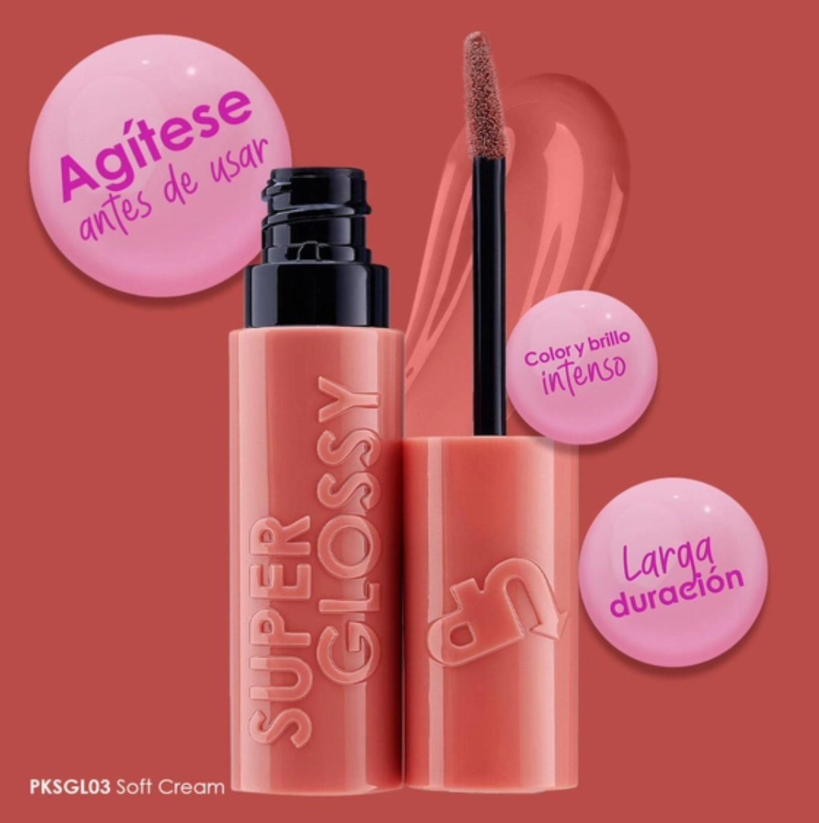 SUPER GLOSSY | BRILLO LABIAL DE LARGA DURACIÓN