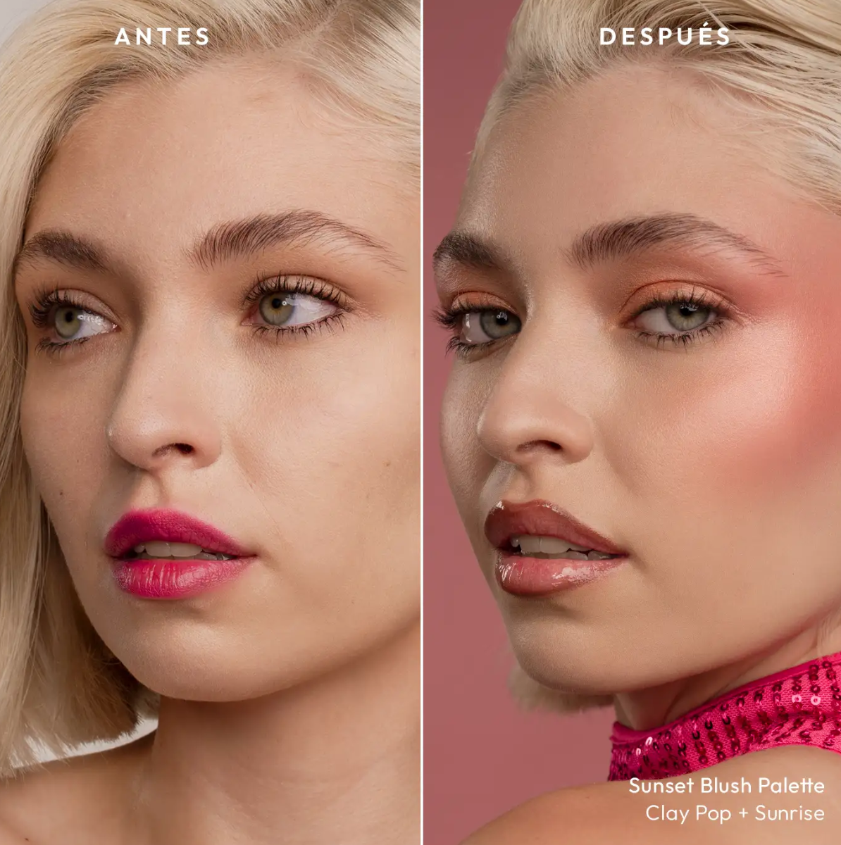 SUNSET BLUSH & CONTOUR PALETTE | PALETA PARA ROSTRO