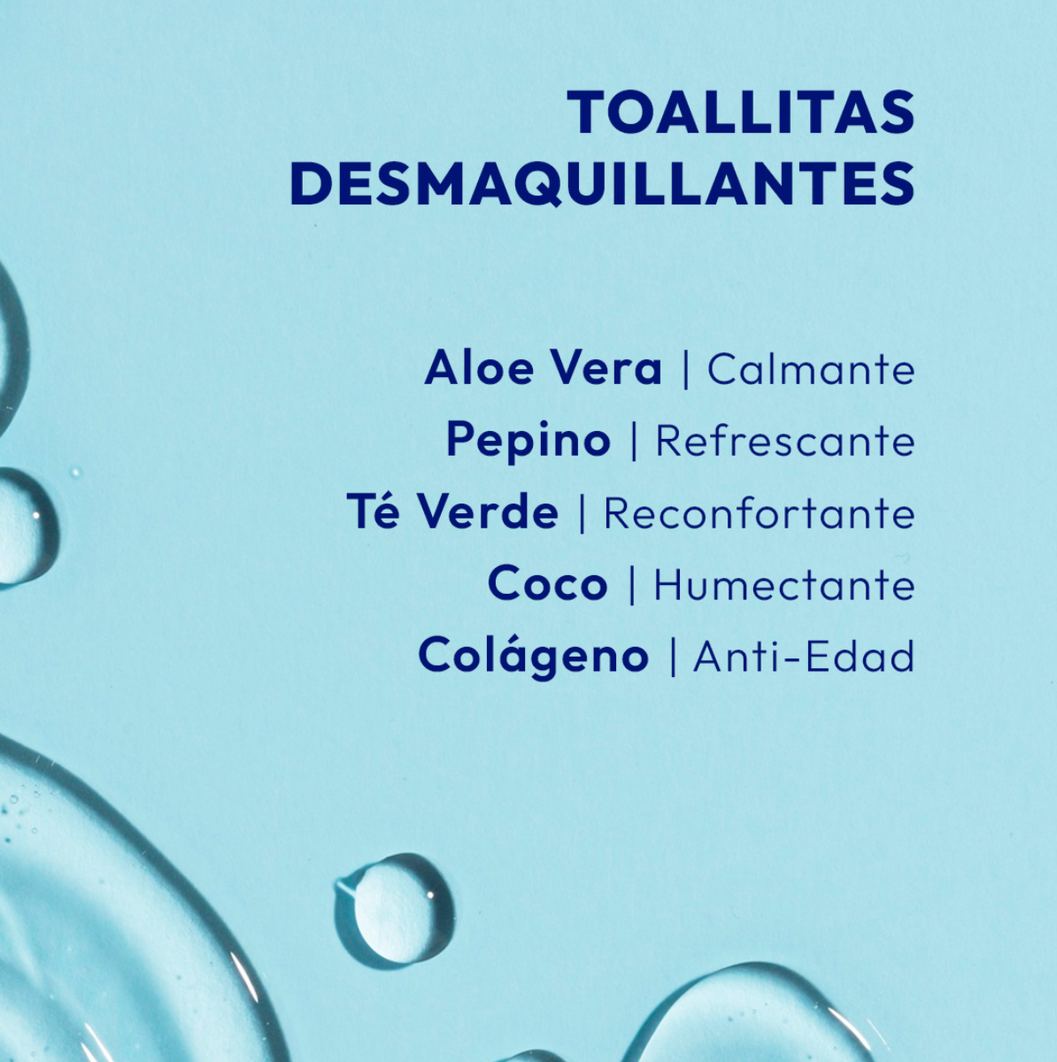 TOALLITAS LIMPIADORAS DESMAQUILLANTES 2 EN 1
