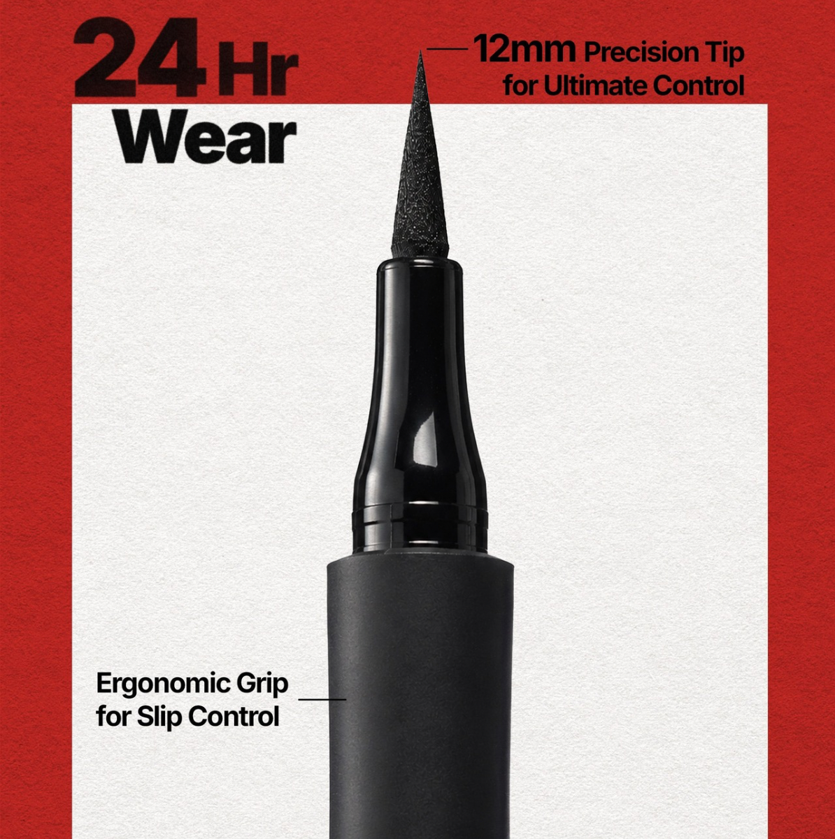 24HR PRO TIP INK LINER 001 BLACK | PLUMÓN DELINEADOR NEGRO