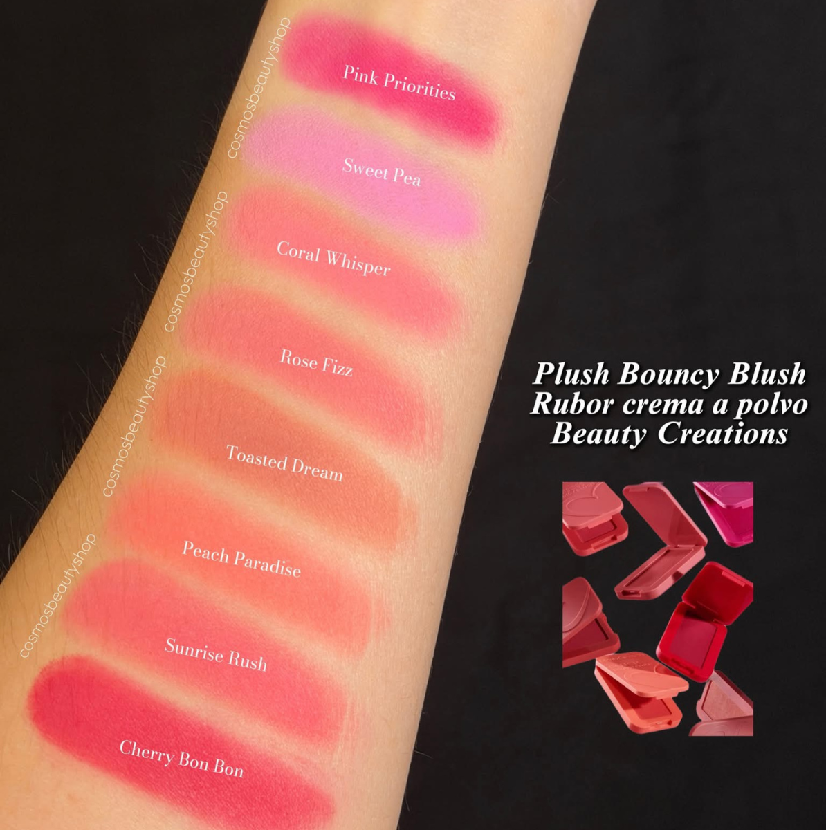 PLUSH BOUNCY BLUSH | RUBOR DE CREMA A POLVO