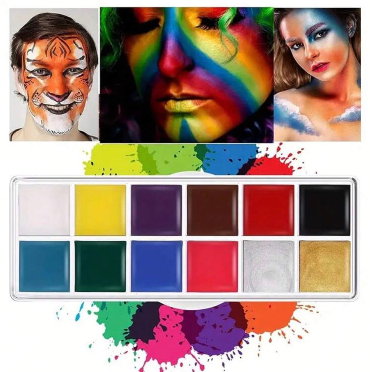 FACE & BODY PAINT PALLETTE
