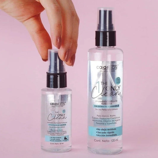 THE ONLY CLEAN | LIMPIADOR Y DESINFECTANTE DE COSMÉTICOS 50ML