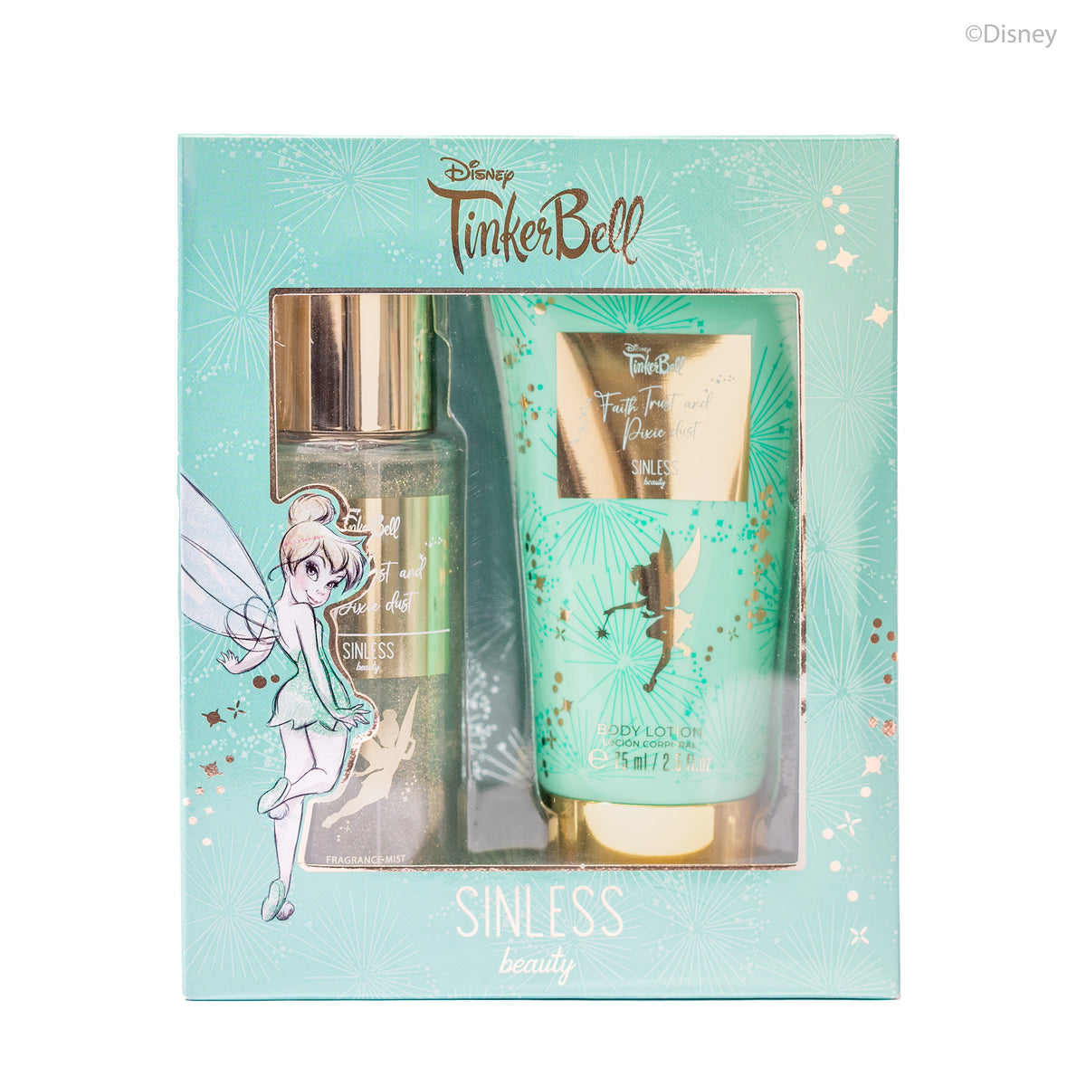 DISNEY TINKER BELL | SET BODY MIST Y CREMA CORPORAL 90 ML — 1
