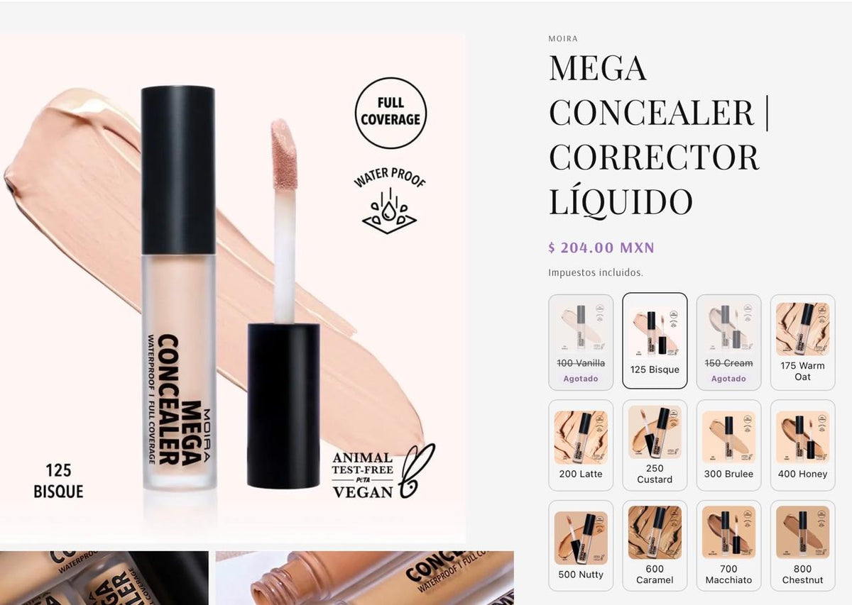 Comparativa de productos con los precios especiales de Cosmos Makeup PRO